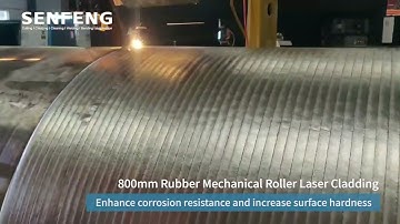 Laser Cladding Machine Test Samples - Rubber Roller