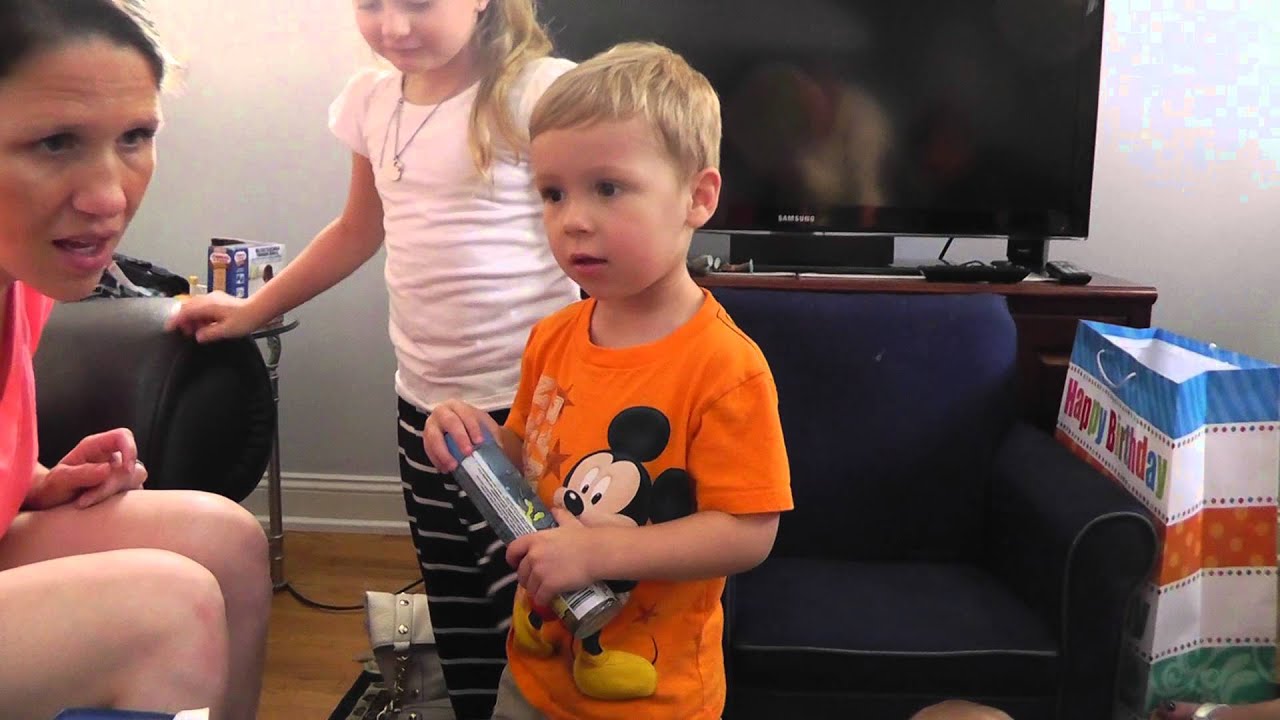 Alex s 3rd Birthday Opening Gifts YouTube