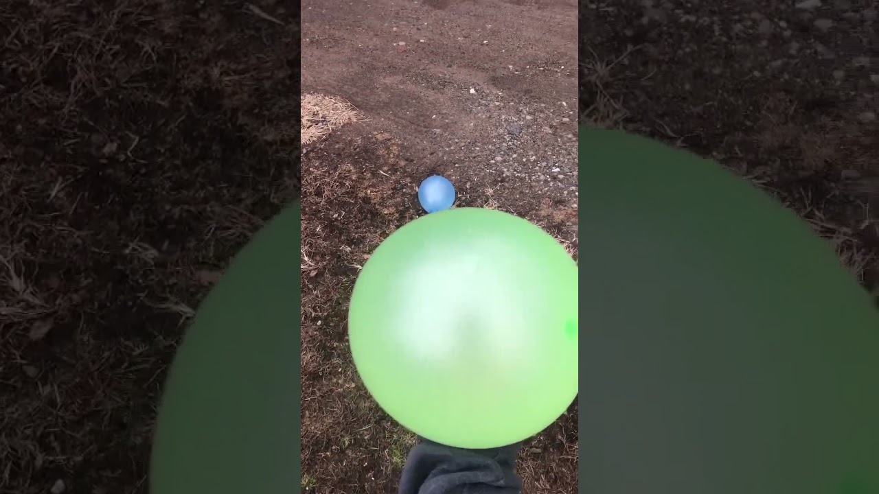 Balloon DROPS on Balloon!! 