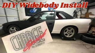 DIY - Widebody Overfenders install + Modifying Quarter Panels Without Welding - Nissan 240sx S13 by Battle Scar Garage 895 views 3 years ago 13 minutes, 56 seconds