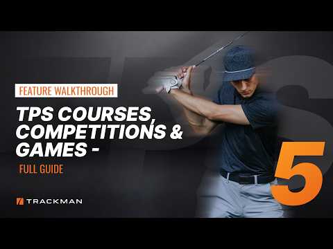 TrackMan entertainment features and games walkthrough