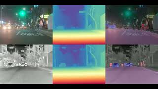 Nighttime depth estimation and semantic segmentation using RGB and Thermal images