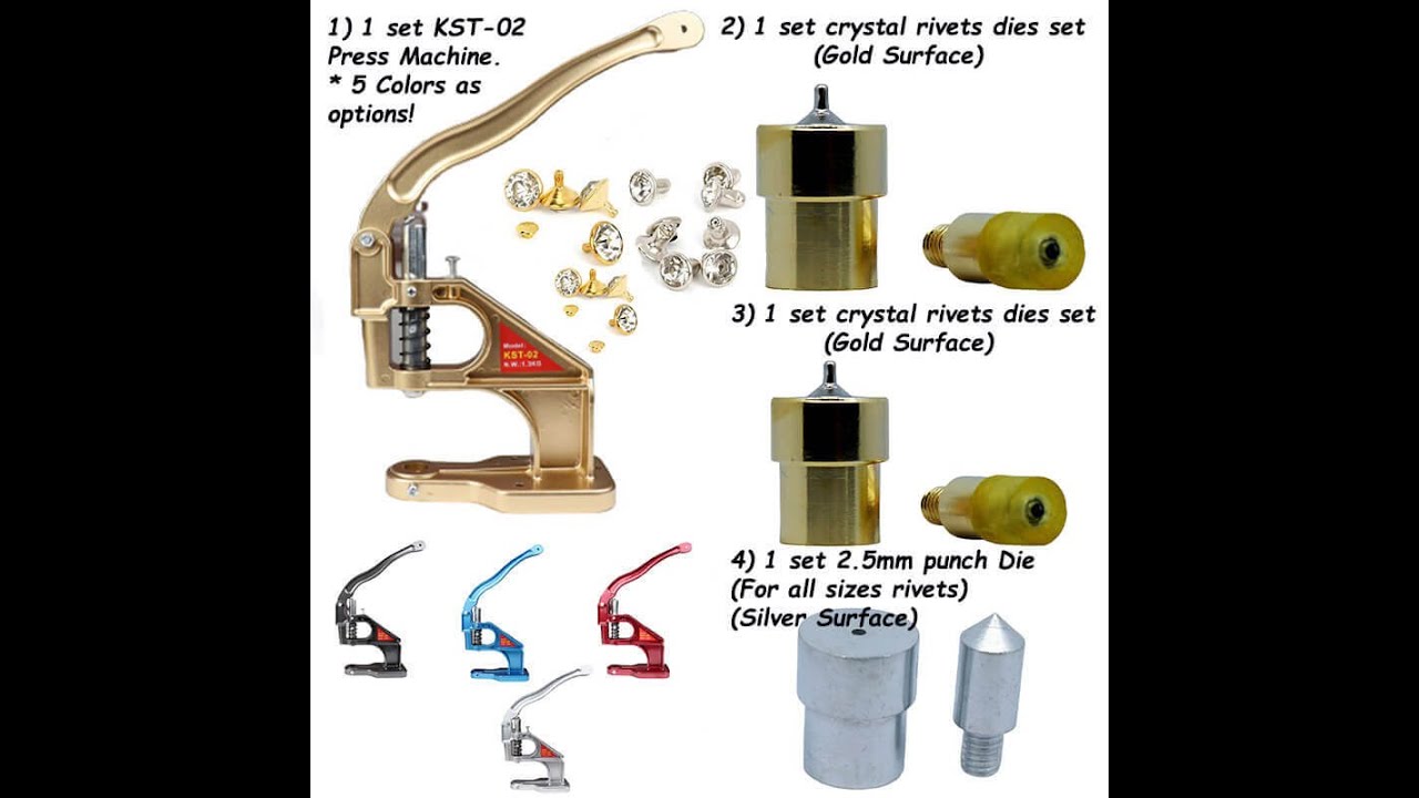 KST-01 Press Machine For Grommets,Snaps,Rivets,etc., SnapS Tools