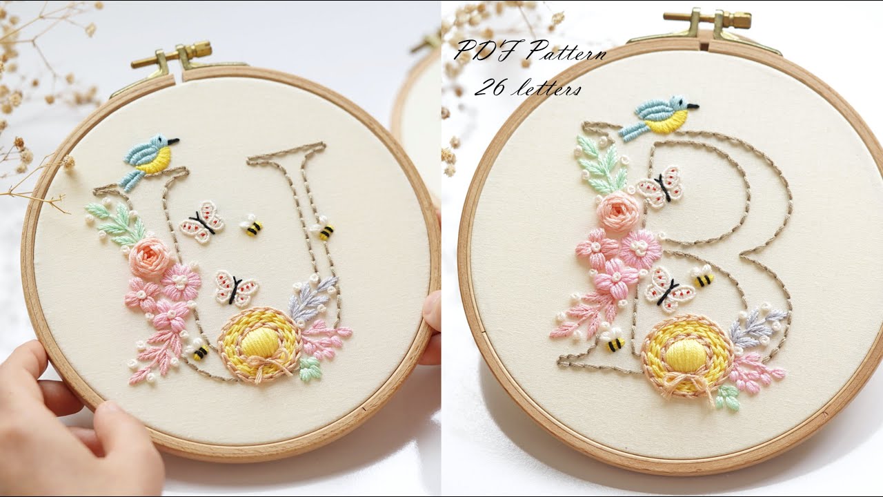New Alphabet Collection, Pastel spring :) 26 letters