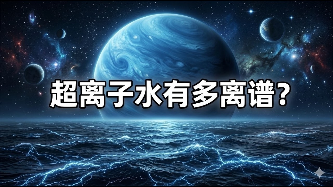 顛覆物理常識！幾千度高溫下的水竟然會結冰？科學家花30年才造出這種「黑水」
