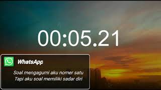 Story Wa 30detik || Menepi