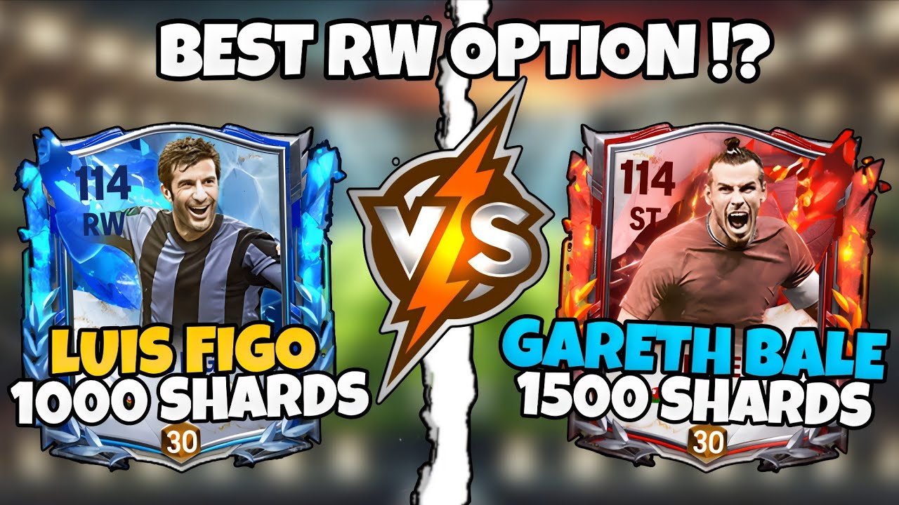 Luis Figo vs Bale Faceoff in FC Mobile