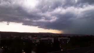 Incoming storm timelapse (45m in 2m) FUll HD 60fps