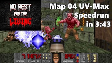 [Doom2] No Rest for the Living Map 04 "Hell Mountain" UV-Max Speedrun in 3:43
