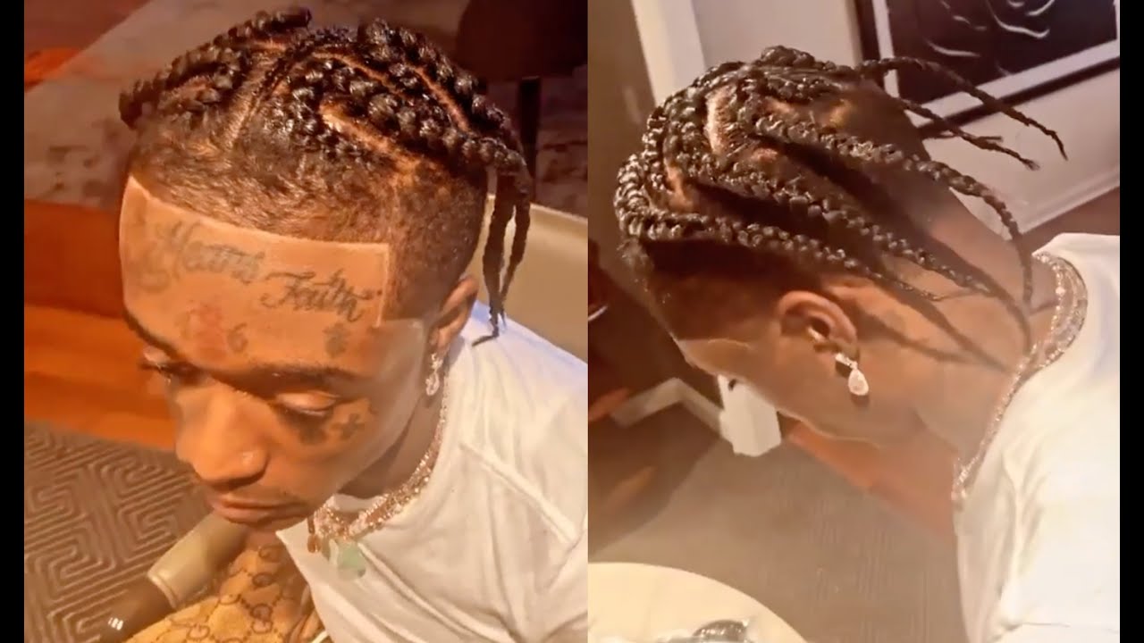 Lil Uzi Gets Pop Smoke Inspired Hair Style From Woo Barber - YouTube