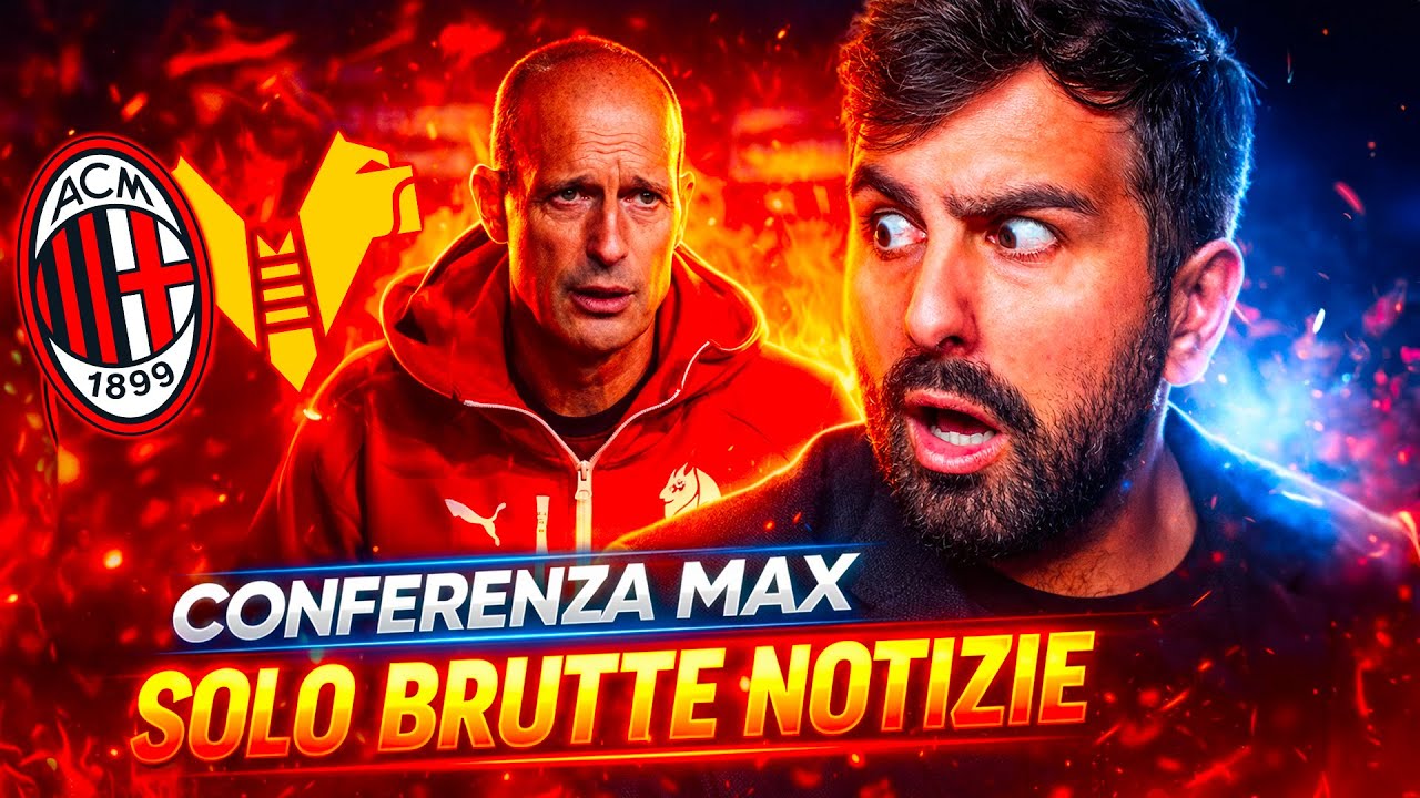 [SOLO BRUTTE NOTIZIE] CONFERENZA MAX ALLEGRI - YouTube