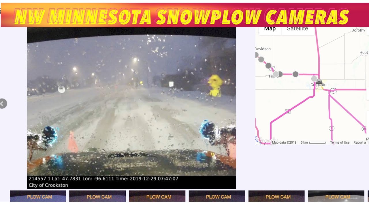 STORM WARNING: NW Minnesota Snowplow Cameras - YouTube