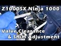 Valve Clearance, Plugs & Coolant Flush on Kawasaki Z1000SX (Ninja 1000)