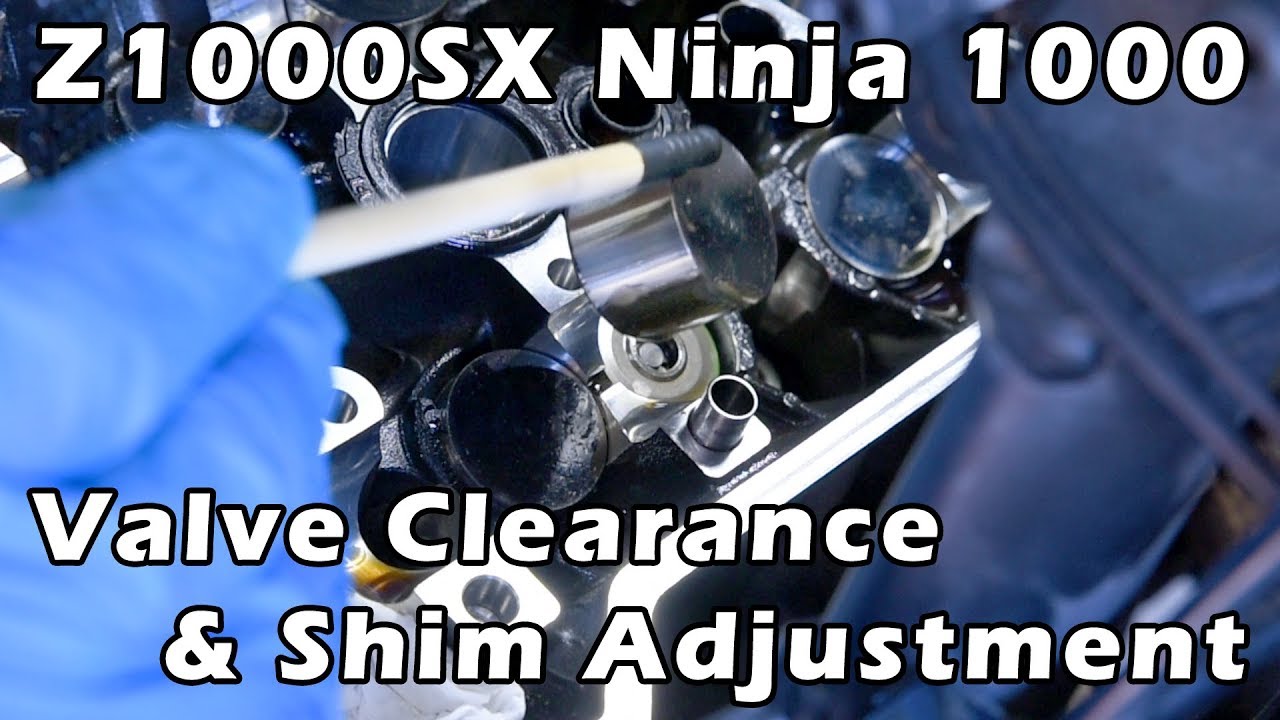 Valve Clearance, Plugs & Coolant Flush on Kawasaki Z1000SX (Ninja 1000