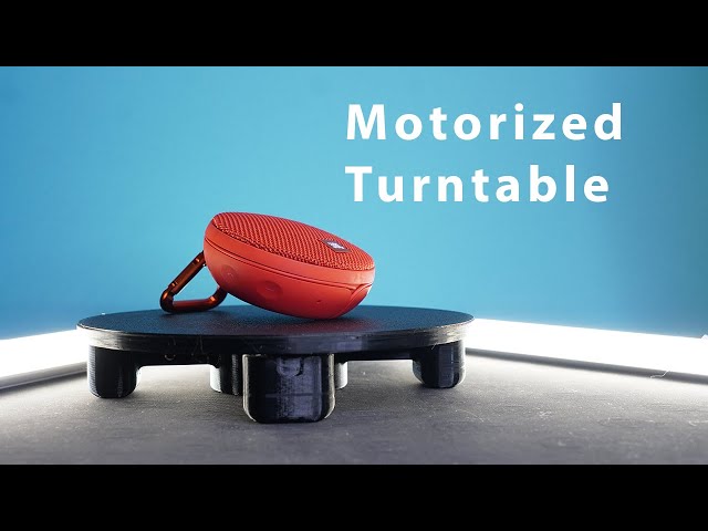 Motorized Turntable 3D Printed - How to make cool product shots