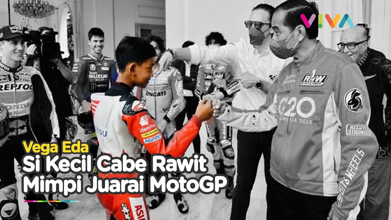 Si Kecil Cabe Rawit Aksi Veda Pembalap Cilik Di Sirkuit Mandalika 