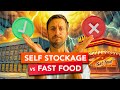 Centre de Self-Stockage vs Franchise de fast-food : lequel rapporte le plus ?