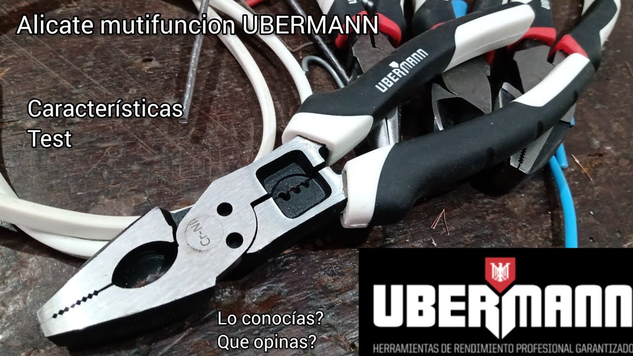 Uberman Gold Alicate mutifuncion UBERMAN. multifunction pliers - YouTube