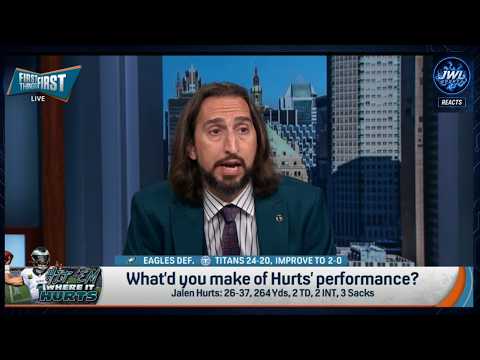 Jalen Hurts Was PROVING HATERS RIGHT? 👀 Nick Wright STUNS FIRST THINGS FIRST | REACTION | NFL