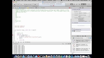 Objective C and MacOSX Programming Tutorial-9: Loops (English Version)