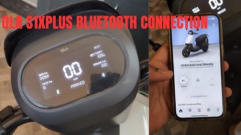 HOW TO CONNECT OLA S1XPLUS WITH PHONE BLUETOOTH || OLA S1XPLUS || OLA BLUTOOTH CONNECT WITH PHONE||