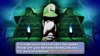 Luigi's Mansion Anti-Piracy Screen