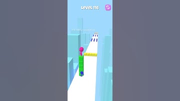 Perfect Cube Run level 116 (Android iOS) gameplay #short #viralshorts