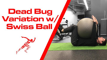 Dead Bug With A Swiss Ball Variation
