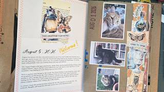 A GENTLE ODYSSEY August #junkjournal pages P.1