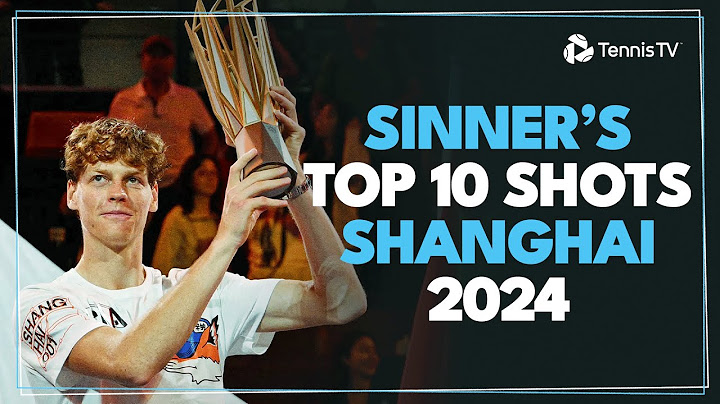 Top 10 Jannik Sinner Shots 💥 | Shanghai 2024