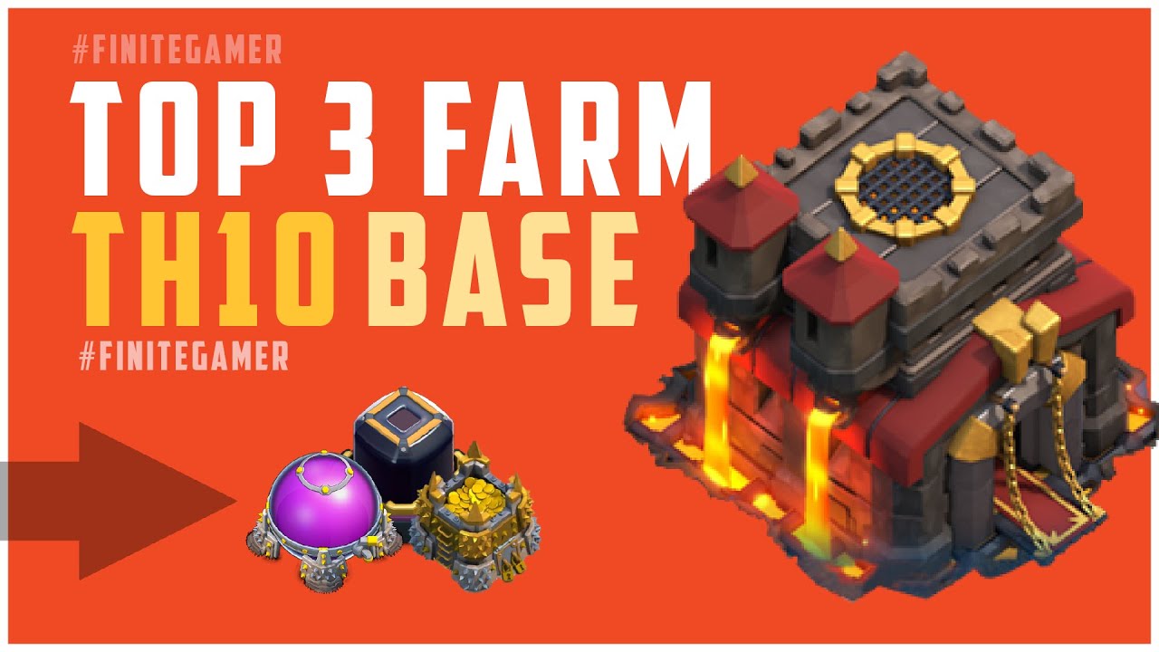 Best Th10 Farming Base 2021 Top 3 Best TH10 Farming Base **Links** 2020 | Anti Everything 