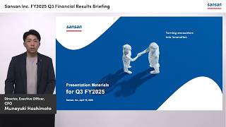 Sansan, Inc.’s Q3 results for the fiscal year ending May 31, 2026.