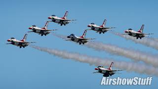 USAF Thunderbirds Full High Show + Bonus Thunderbird 8 Mini-Demo! - Friday - Sun 'n Fun 2026