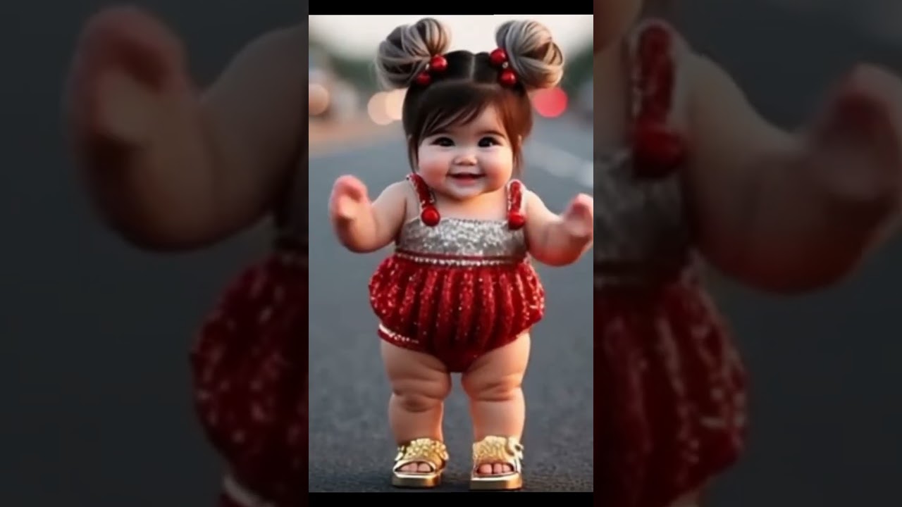 “Stylish Baby Girl Walking in Winter Coat 👧❄️ | UK Baby Fashion 