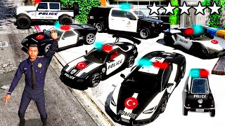 ŞEHİRDEKİ TÜM ULTRA NADİR POLİS ARABALARINI ÇALDIM 🤑 - GTA 5 MODS