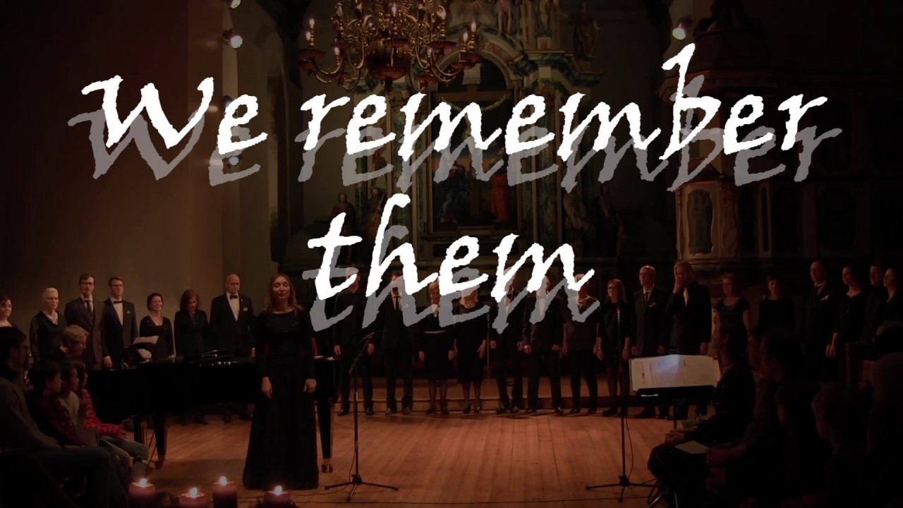 A Cappellissimo -  We remember them (Arnesen)