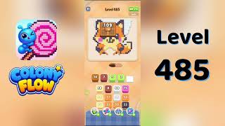 Colony Flow Level 485 Walkthrough | Full Gameplay | Solutionguruji