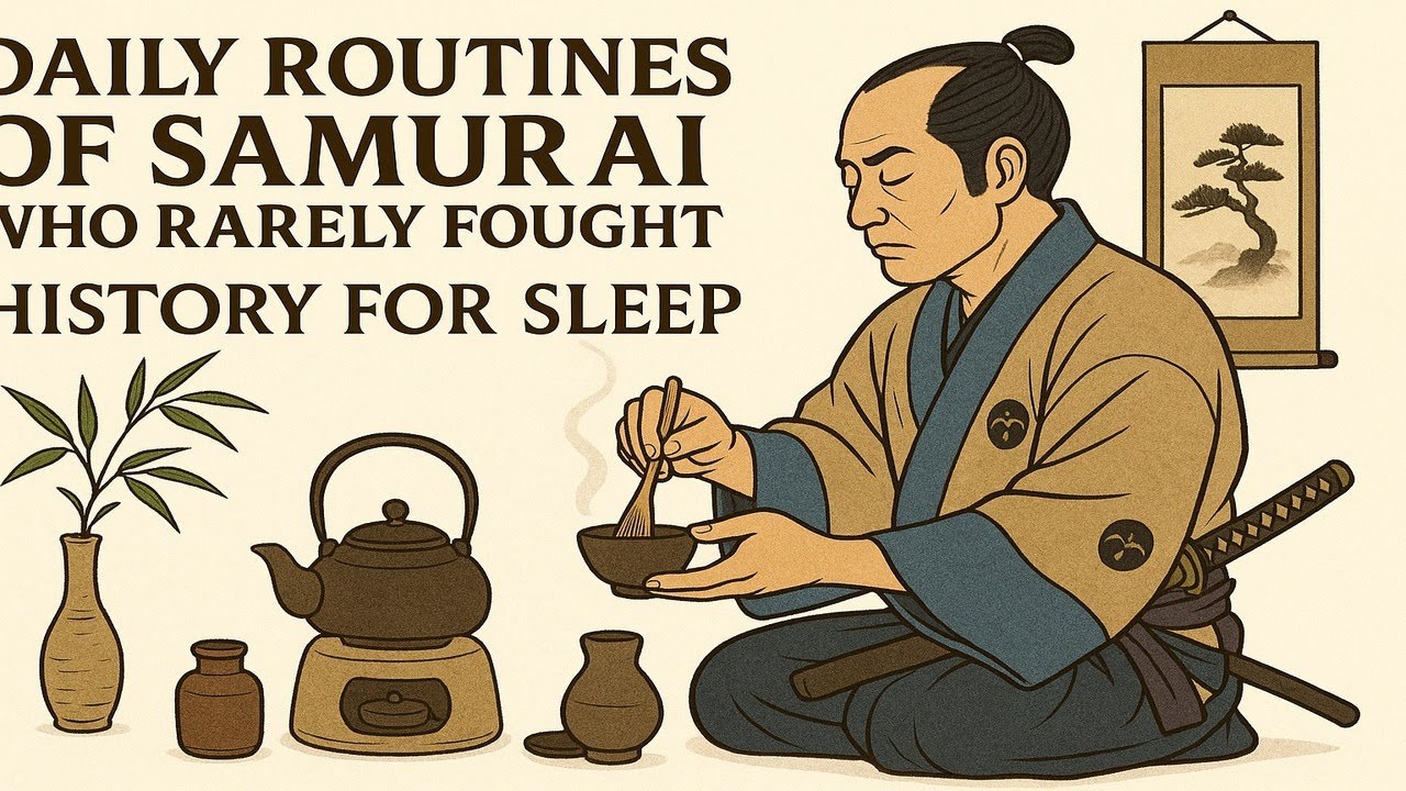 Daily Routines of Samurai Who Rarely Fought | History for sleep - YouTube