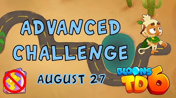 Bloons TD 6 Advanced Challenge | Driving On The Wrong Side | No Hero No MK No Powers August 27 2022
