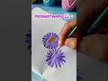 🌸 Purple Flowers Painting | Relaxing Art | Floral Art #trending #art#floralpainting #flowerpainting