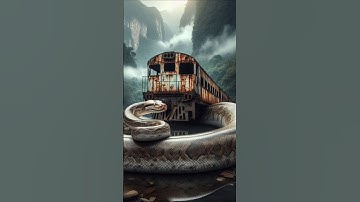 Travel Exploring | Python vs Train | Amazon Jungle #shorts #python #ai