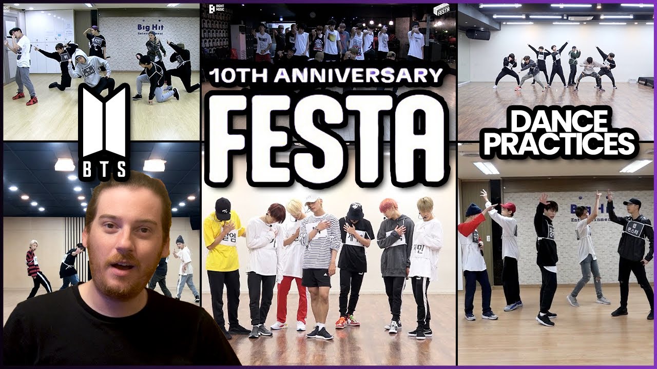 BTS: 2023 FESTA Dance Practice Reactions | I'm Fine, Boy With Luv, Anpanman, & more!