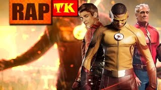 Rap dos Velocistas #1(The Flash) // Flash, Kid Flash e Jay Garrick // Ft. DKZOOM e Raplay // TK RAPS