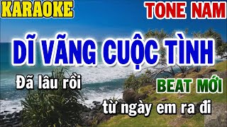 Video thumbnail of "Karaoke Dĩ Vãng Cuộc Tình Tone Nam | Karaoke Beat | 84"