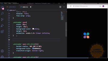 Awesome Preloader using HTML and CSS | LUMEO ACADEMY