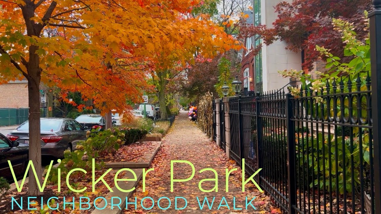 autumn-walk-in-chicago-wicker-park-neighborhood-walk-chicago-in