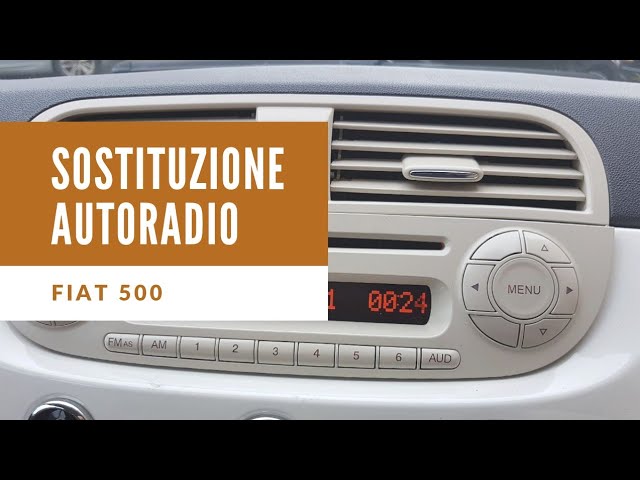 Sostituzione autoradio Fiat 500 - YouTube