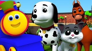 Bob der Zug | Tier klingen Lied | lernen Tiere Klänge | Animals Sound Song