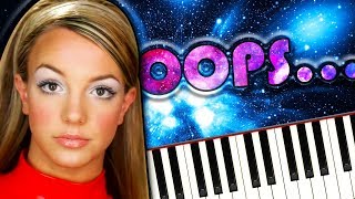 OOPS!... I DID IT AGAIN - Piano Tutorial chords