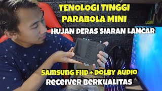 Unboxing Jawara Vision Receiver MNCvision yang tahan segala cuaca Hujan